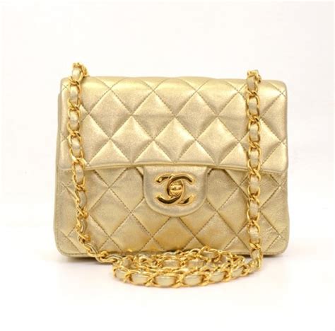 vintage chanel gold charm for bag|chanel open top handbags.